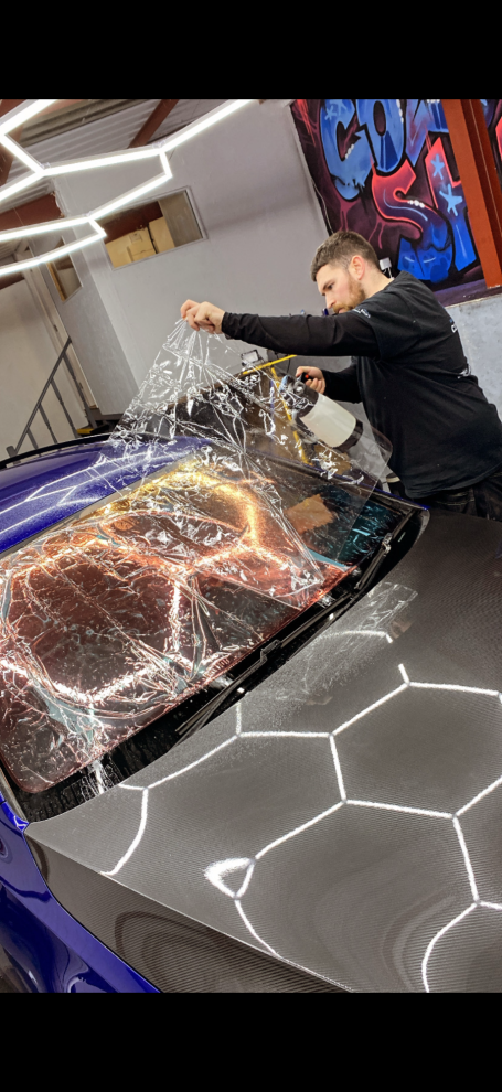 burning sky chameleon tint on a golf R