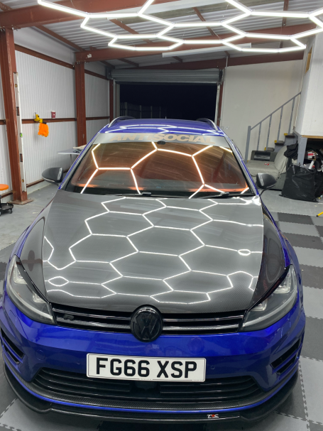PPF carbon fibre bonnet wrap for extra protection and style