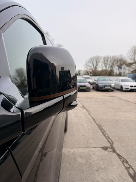 satin bronze pin stripe on Volkswagen wingmirror 